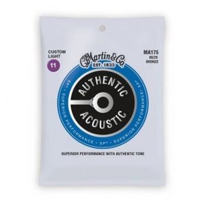 סט מיתרים 0.11 לגיטרה אקוסטית MARTIN AUTHENTIC SP MA175