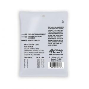 סט מיתרים 0.11 לגיטרה אקוסטית MARTIN AUTHENTIC SP MA175
