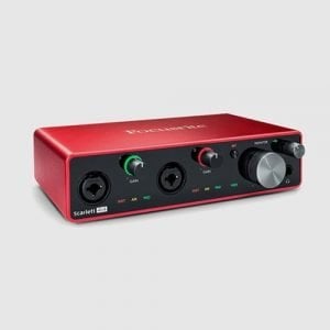 כרטיס קול 4 כניסות 4 יציאות FOCUSRITE Scarlett 4i4 G3