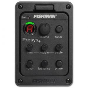 פיק אפ + אקולייזר עם טיונר FISHMAN PREFIX PLUS