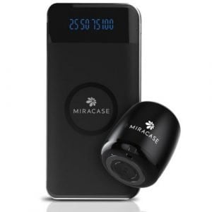 סט סוללת טעינה אלחוטית MPBW10000 + רמקול מיני MIRACASE MTWS350