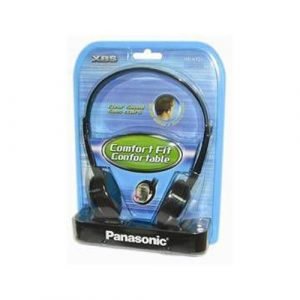 PANASONIC אוזניות קשת קלות במיוחד RP-HT21 PP1S בצבע שחור