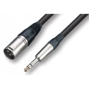 כבל XLR m – PL m סטריאו 3מ.