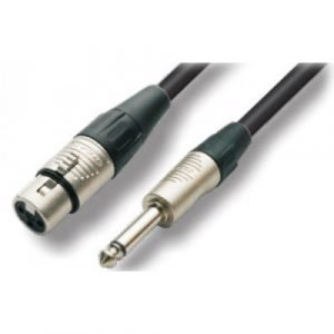 כבל XLR f – PL m אורך 3מ.