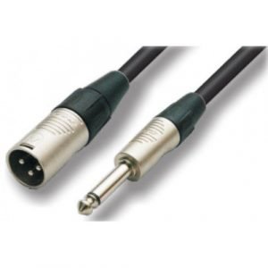 כבל XLR m – PL m אורך 1מ.