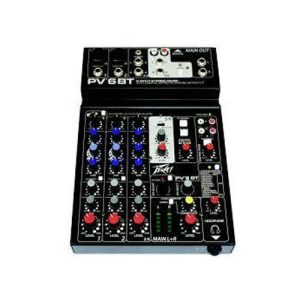 מיקסר 2סטריאו +2 מיק + אפקט + PEAVEY PV6BT BT