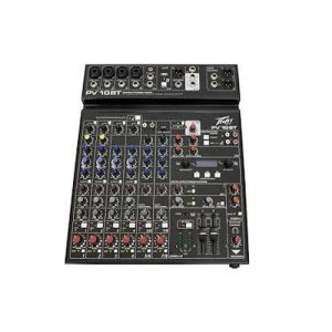 מיקסר 2סטריאו +6 מיק + אפקט + PEAVEY PV10BT BT