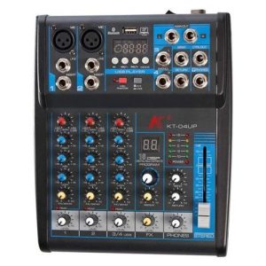 מיקסר 4 ערוצים עם אפקטים KARSECT KT-04UP BLUETOOTH