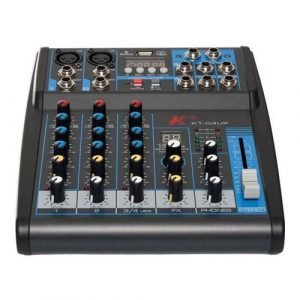 מיקסר 4 ערוצים עם אפקטים KARSECT KT-04UP BLUETOOTH