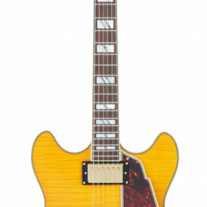 גיטרה 1/4 נפח D’Angelico EXCEL DC stop-bar tailpiece VINTAGE NATURAL
