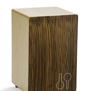 כחון SONOR Cajon Mosquito Sand Black Stripes 47x29x29 cm snare wires