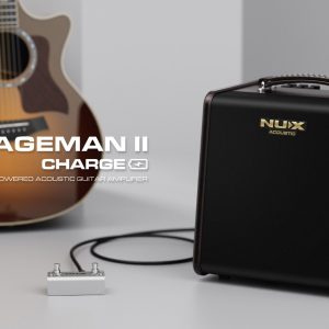 “NUX Stageman II Bluetooth 80W: מגבר נטען לגיטרה אקוסטית עם לופר ואפקטים – חוויה אולטימטיבית למוזיקאים”