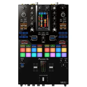 מיקסר Pioneer DJM-S11: המיקסר המהפכני ל-DJs – 2 ערוצים, מסך מגע 4.3 אינץ’, תואם עם Serato DJ Pro ו-Rekordbox