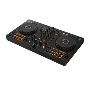 קונטרולר DDJ-FLX4 עם מגבר אוזניות: מיקסר DJ בעל 4 ערוצים – חווית סאונד מקצועית ואינטואיטיבית להופעות חיות