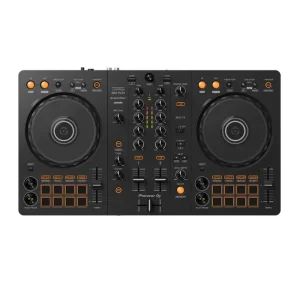 קונטרולר DDJ-FLX4 עם מגבר אוזניות: מיקסר DJ בעל 4 ערוצים – חווית סאונד מקצועית ואינטואיטיבית להופעות חיות