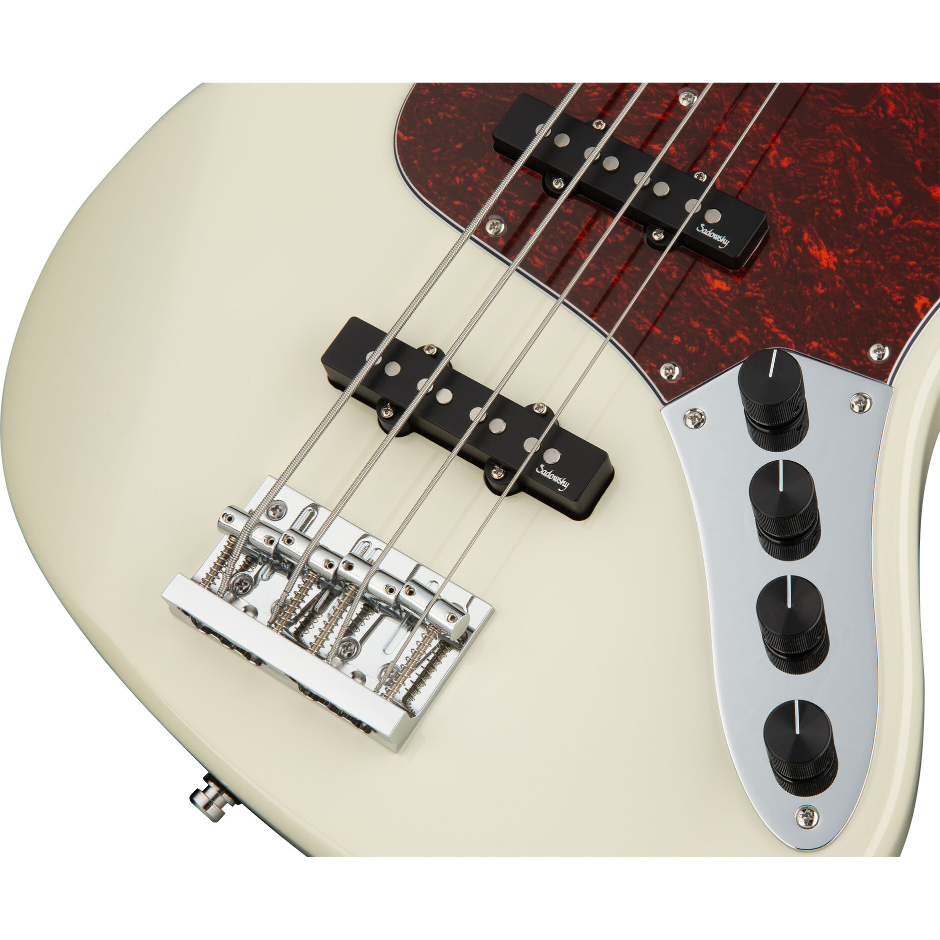 גיטרה בס SADOWSKY גיטרה בס SADOWSKY 21 Fret Vintage J Bass 4 OW - 4 מיתרים, 4 1631009084Sadowsky MetroExpress 21 4 Vintage Morado Solid Olympic White High Polish details