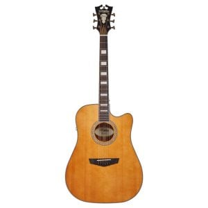 גיטרה מוגברת D’Angelico Premier Bowery בגימור Vintage Nat Cutaway: צליל איכותי ועיצוב מרהיב