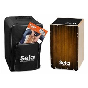 כחון SELA Varios Bundle SE129EN בצבע חום: חבילת כלי נגינה מושלמת עם נרתיק וספר לימוד