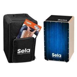 כחון SELA Varios Bundle Blue SE130EN: סט מושלם לנגינה, כולל תיק גב, כרית ישיבה וספר לימוד
