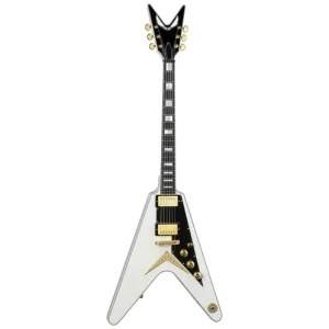 Christian Martucci גיטרה – Dean Guitars: גיטרה חשמלית V לבנה – החוויה המוזיקלית האולטימטיבית