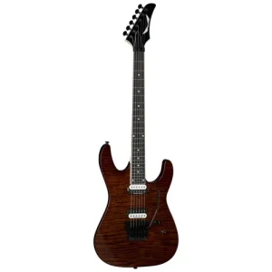 גיטרה חשמלית Dean Guitars Tiger Eye: כלי נגינה מרהיב עם 24 פרטים Select Flame וגימור יוקרתי