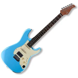 Mooer GTRS S800 חכמה: גיטרה חשמלית בצבע כחול למוזיקאים מקצועיים ומתחילים