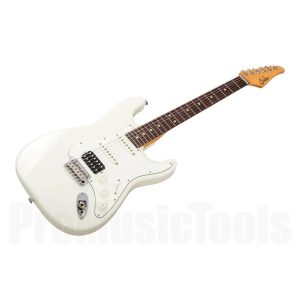 גיטרה חשמלית SUHR Classic S Antique Olympic White – מודל HSS SSCII עם פרטבורד ROSEWOOD – כלי נגינה יוקרתי וינטאג
