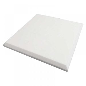 פנל אקוסטי MELAMINE 60x60x5 ס”מ – חומר סופג אקוסטי מגרמניה, צבע אפור בהיר, חסין אש