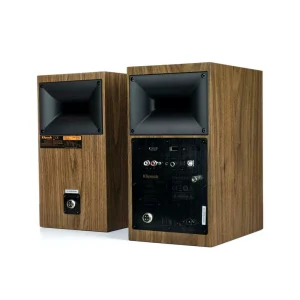 רמקולים מוגברים KLIPSCH THE FIVES: חווית סאונד מרשימה עם HDMI-ARC, חיבורים רחבים ובאס דינאמי – הכל בעיצוב יוקרתי