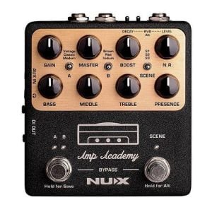 מדמה מגברים NUX NGS-6 AMP ACADEMY: טכנולוגיה TSAC-2K, טווח דינמי 110dB ו-6 מודלים של מגברים – הפתרון המושלם לבמה, לסטודיו ולתרגול בבית