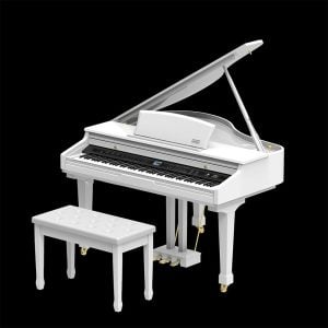 פסנתר כנף חשמלי Artesia Baby Grand 4ft – אחריות 3 שנים, מגוון רחב של קולות וריתמים, בלוטות’, ומגע חשמלי מדויק