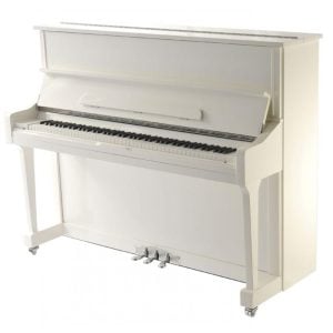 פסנתר KAWAI לבן מבריק דגם K8 יפני מקורי עם אחריות 20 שנה – תוצרת יפן, בדיקה ואישור מומחים, מצב מעולה A