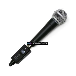 “הפכו כל מיקרופון Shure SM58 לאלחוטי בקלות ובאיכות גבוהה עם סט משדר ומקלט UHF אלחוטי | חיבור XLR, טווח קליטה 100 מטר, סוללות ליתיום מובנות”