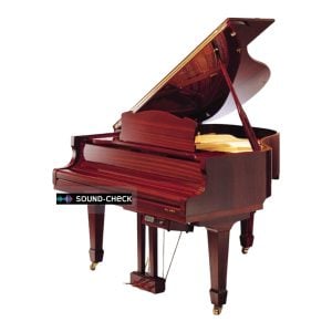 פסנתר כנף יפני 148 סמ TOYO JAPAN דגם NA148WP אורך 148 ס”מ: רגליים צ’יפנדל, מהגוני חום, איכות ויוקרה
