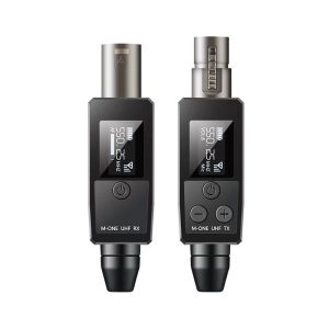 M-ONE ממיר מיקרופון אלחוטי UHF עם משדר ומקלט XLR