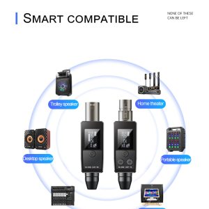 M-ONE ממיר מיקרופון אלחוטי UHF עם משדר ומקלט XLR