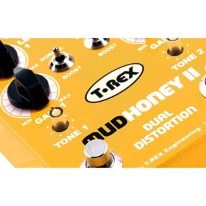 פדל דיסטורשן כפול T-REX Mudhoney II – שליטה מוחלטת בצליל שלך עם שני ערוצים, טווח צלילים רחב ובוסט עוצמתי (Copy)