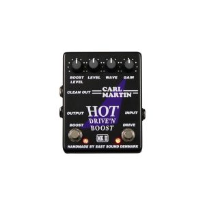 פדל דיסטורשיין Carl Martin Hot Drive’n Boost MKII – צליל חם ואיכותי עם גמישות ובוסט עוצמתי לנגנים מקצועיים