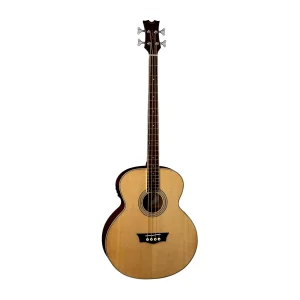 גיטרה בס אקוסטית מוגברת Satin Natural – צליל חם ועמוק מבית Dean Guitars