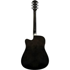 גיטרה בצבע שחור WASHBURN WA-90CE עם Cutaway בצבע שחור – סאונד מקצועי וביצועים מעולים