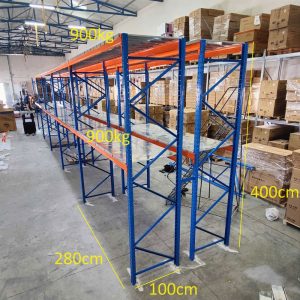 מערכת מדפים מודולרית Heavy Duty – 2~3 שלבים, עומס מרבי 900 ק”ג