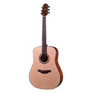 גיטרה אקוסטית טבעית CRAFTER HD-250/N מסדרת SILVER עם צליל עשיר ונוחות נגינה מקצועית