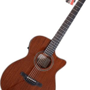 גיטרה אקוסטית מוגברת CRAFTER HT 250CE עם Cutaway – עץ מהגוני מבריק, סאונד מקצועי ותיק מרופד לנשיאה נוחה