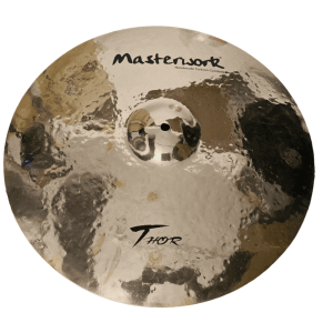 מצילת קראש בעבודת יד 18″ MASTERWORK THOR THCR-18 – סאונד חזק, תגובה מהירה ורזוננס עמוק למערכת תופים מקצועית