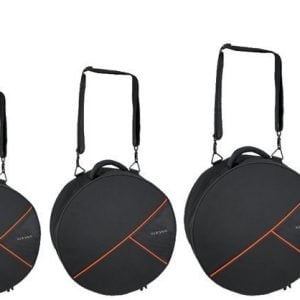 סט תיקים מרופדים לתופים 5 חלקים 20 x18 אינץ’ – הגנה מקצועית מבית GEWA Germany
