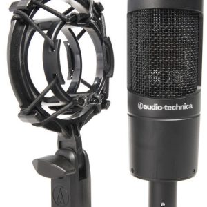 מיקרופון קרדיואידי להקלטות Audio Technica AT2035 – סאונד נקי ואיכותי להקלטות אולפן, שירה, פודקאסטים וסטרימינג