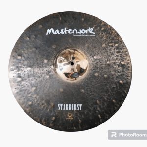 מצילת קראש 20 אינץ בעבודת יד MASTERWORK STARBURST SCR-20 – סאונד עמוק ודינמי למתופפים מקצועיים