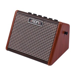 מגבר נייד לגיטרה אקוסטית TM-15A מבית Aroma – נייד, קומפקטי, עם בלוטות׳ ואיכות סאונד גבוהה