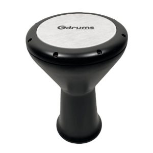 דרבוקה טורקית מקצועית (יציקה) בצבע שחור GPRO-19 מבית Gdrums – סאונד עמוק ועוצמתי עם תהודה עשירה לביצועים מקצועיים