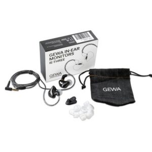 איכותיות 172030 אוזניות IN EAR מקצועיות GEWA – צליל נקי, נוחות מקסימלית ובידוד רעשים מעולה